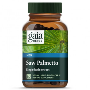 Gaia Herbs Saw Palmetto 60 Capsules