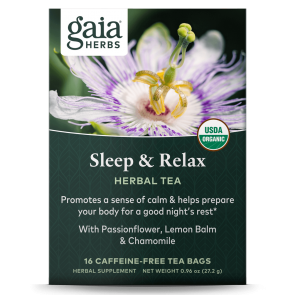 Gaia Herbs Sleep and Relax Tea 16 Bags
