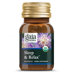 Gaia Herbs Sleep & Relax 50 Capsules