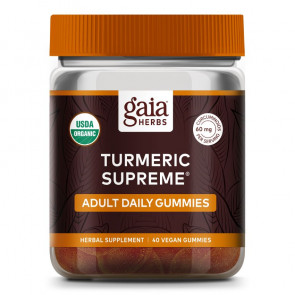 Gaia Herbs Turmeric Supreme Adult Daily Gummies 40 Gummies