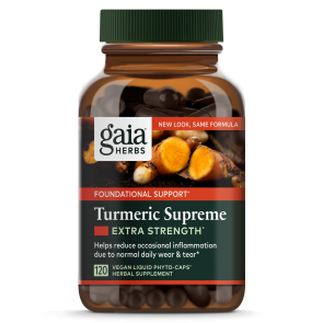 Gaia Herbs Turmeric Supreme Extra Strength 120 Capsules