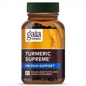 Gaia Herbs Turmeric Supreme Pain PM 60 Capsules