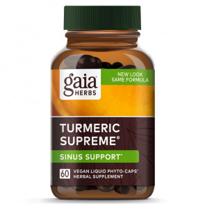 Gaia Herbs Turmeric Supreme Sinus Support 60 Capsules