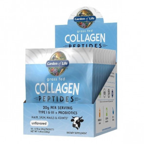  Garden of Life Grass Fed Collagen Peptides 10 Count Tray