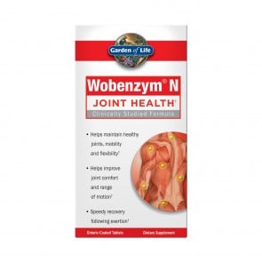 Garden of Life Wobenzym N Healthy Inflammation and Joint Support 400 Enteric Coated Tablets