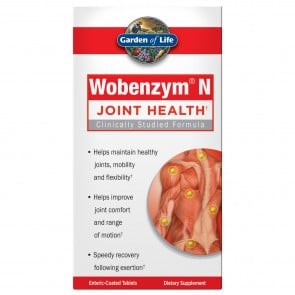 Garden of Life Wobenzym N Joint Health 100 Enteric Coated Tablets