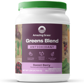 Amazing Grass Green Blend Antioxidant Sweet Berry 1.54 lb (700g)