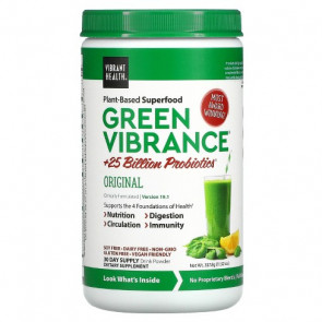 Vibrant Health Green Vibrance Version 19.1 +25 Billion Probiotics (354.9g)