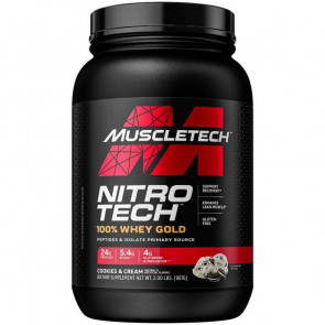 MuscleTech Nitro Tech 100% Whey Gold Cookies and Cream 2 lbs