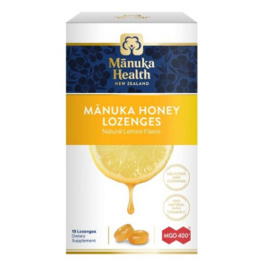 Manuka Health Manuka Honey 400+ 15 Lozenges