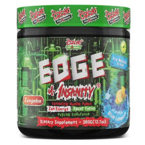 Edge of Insanity | Edge of Insanity Pre Workout | Edge of Insanity Blue Lemonade