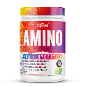 Inspired Nutraceuticals Amino EAA + Hydration Sour Rainbow 30 Servings
