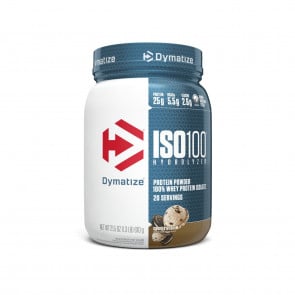 Dymatize Nutrition ISO-100 100% Whey Protein Isolate Cookies & Cream 1.6 lbs
