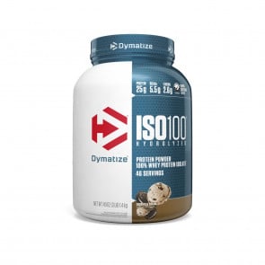 Dymatize Nutrition ISO-100 100% Whey Protein Isolate Cookies & Cream 3 lbs