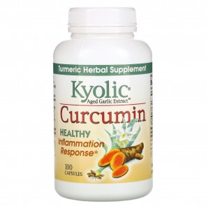 Kyolic Aged Garlic Extract Curcumin 100 Capsules