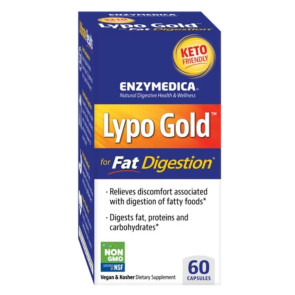 वसा पाचन के लिए Enzymedica लाइपो गोल्ड 60 कैप्सूल