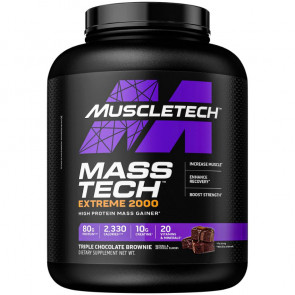 MuscleTech Mass-Tech Extreme 2000 Triple Chocolate Brownie 7 lbs