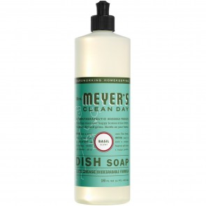 Mrs. Meyers Clean Day Dish Soap Basil Scent 16 fl oz