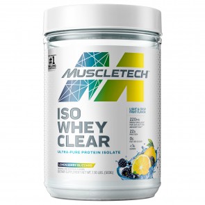 Muscletech Iso Whey Clear Lemon Berry Blizzard 1.10 lbs