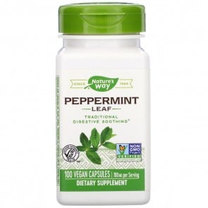 Nature's Way Peppermint Leaves 350mg 100 Vegan Capsules