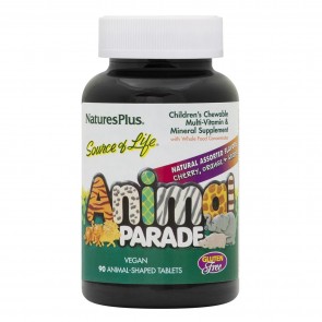 Natures Plus Animal Parade Assorted 90 Chewable Tablets | Animal Parade Assorted 90 Chewable Tablets