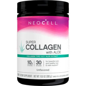 Neocell Super Colágeno con ALOE Sin sabor 10.6 oz