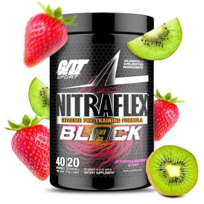 GAT Nitraflex Black Strawberry Kiwi 40 Servings