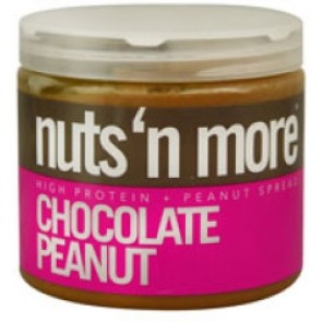 Nuts 'N More Peanut Butter, Chocolate Peanut, 16 oz