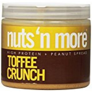 Nuts N More Peanut Butter Crunch, Toffee, 16 oz