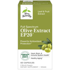 Terry Naturally Olive Extract EP20 60 Capsules
