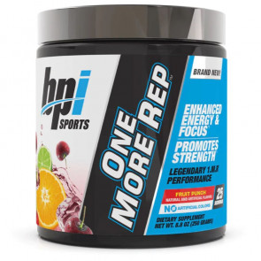 BPI One More Rep Fruit Punch 25 Servings