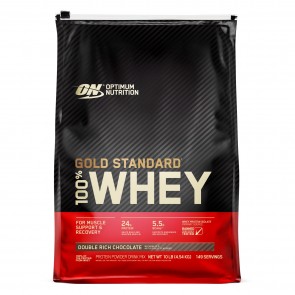 Gold Standard 100% Whey Double Rich Chocolate 10.35 lb by Optimum Nutrition