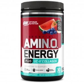 Optimum Nutrition Amin.o. Energy Plus UC-ll Collagen Fruit Fiesta 30 Servings