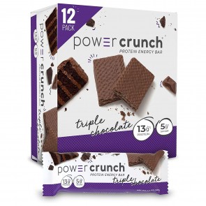 Power Crunch Original Triple Chocolate 12 Protein Bars