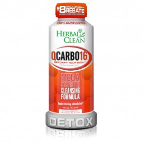 Herbal Clean QCarbo16 Detox Strawberry Mango 16 oz | QCarbo16 Detox Strawberry Mango 16 oz