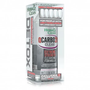 Herbal Clean QCarbo20 Extreme Strength Cleansing Formula | Extreme Strength Cleansing Formula Cran Raspberry