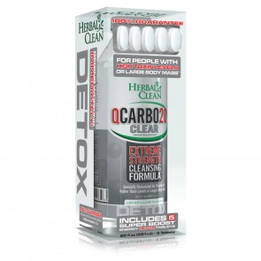 Herbal Clean QCarbo20 Extreme Strength Cleansing Formula | Extreme Strength Cleansing Formula Lemon Lime