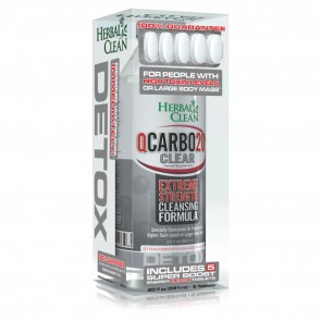 Herbal Clean QCarbo20 Extreme Strength Cleansing Formula | Extreme Strength Cleansing Formula Strawberry Mango 