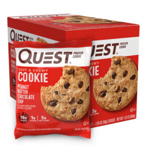 Quest Nutrition Soft & Chewy Cookie Peanut Butter Chocolate Chip 12 Pack