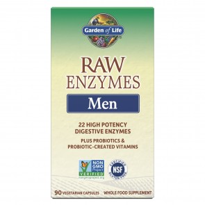 Garden of Life RAW Enzymes Men 90 Vegetarian Capsules
