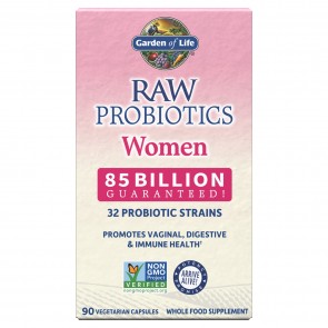 Garden of Life RAW Probiotics Women 85 Billion 32 Probiotic Strains 90 Vegetarian Capsules