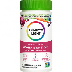 Rainbow Light Women's One 50+ Daily Multivitamin 60 Vegetarian Tablets
