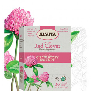 Alvita Red Clover Circulatory Support 16 Tea Bags