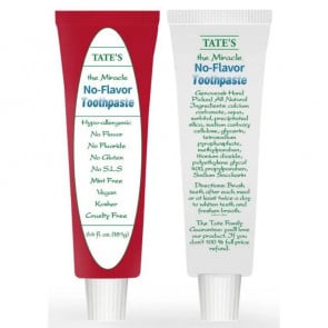 Tate's No Flavor Toothpaste 6.4 fl oz