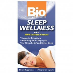 Bio Nutrition - Sleep Wellness with Wild Lettuce Extract - 60 Vegetarian Capsules