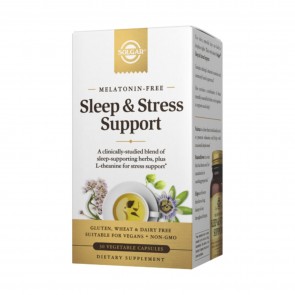 Solgar Melatonin-Free Sleep & Stress Support 30 Vegetable Caspules