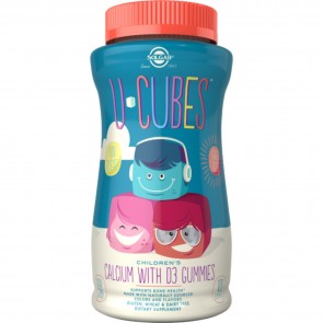 Solgar U-Cubes Children's Calcium with D3 120 Gummies