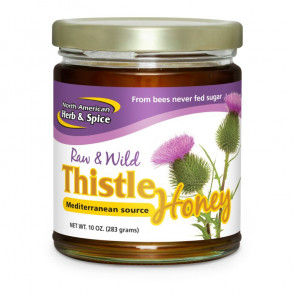 North American Herb and Spice Wild Thistle Honey 10 oz