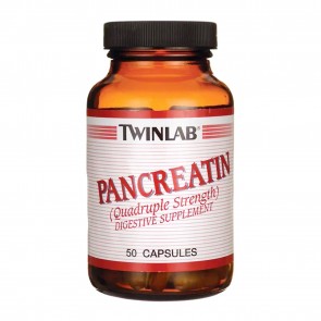 Twinlab Pancreatin 50 Capsules