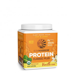 Sunwarrior Classic Plus Organic Plant-Based Protein Vanilla 13.2 oz